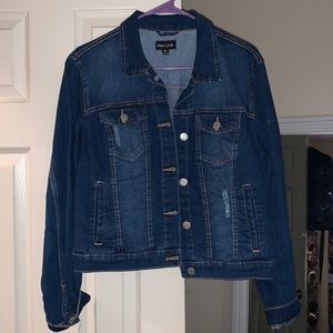 Dark Washed Denim Jacket *WORN ONCE*